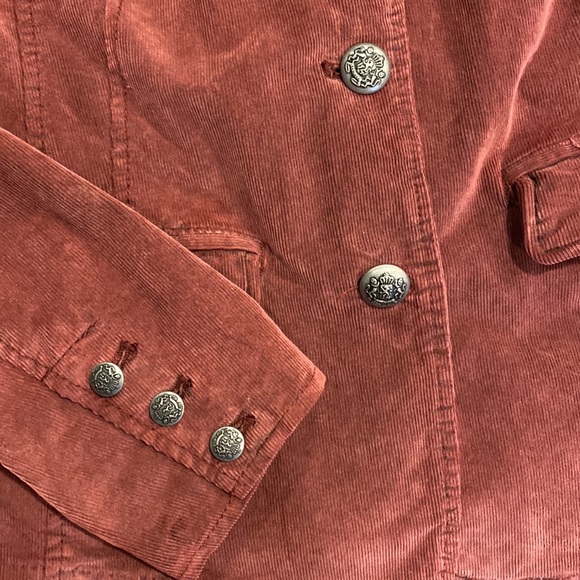 Free People Byron Corduroy Blazer in Mulberry - Picture 8 of 8